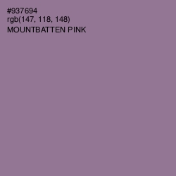 #937694 - Mountbatten Pink Color Image